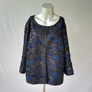Bob Mackie Sequined Dress Jacket